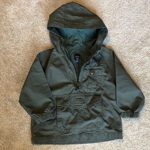 BabyGap green anorak jacket 18-24mo